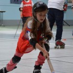 Démonstration Rink Hockey avec animateurs et enfants de la section Loisir Rink (8-13 ans)